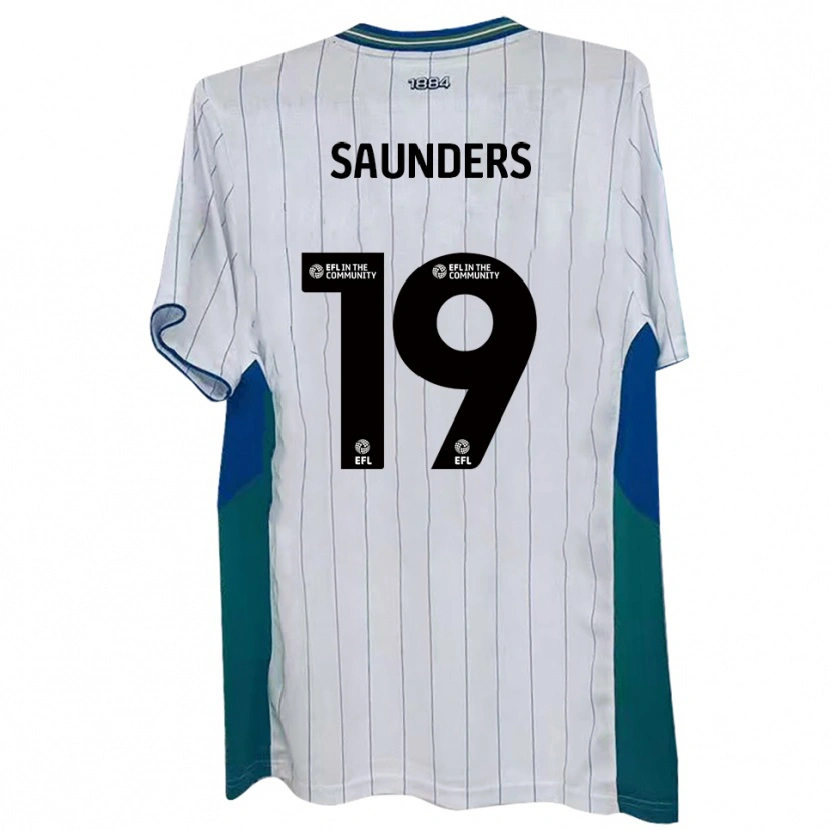 Danxen Damen Harvey Saunders #19 Weiß Grün Blau Heimtrikot Trikot 2025/26 T-Shirt Schweiz