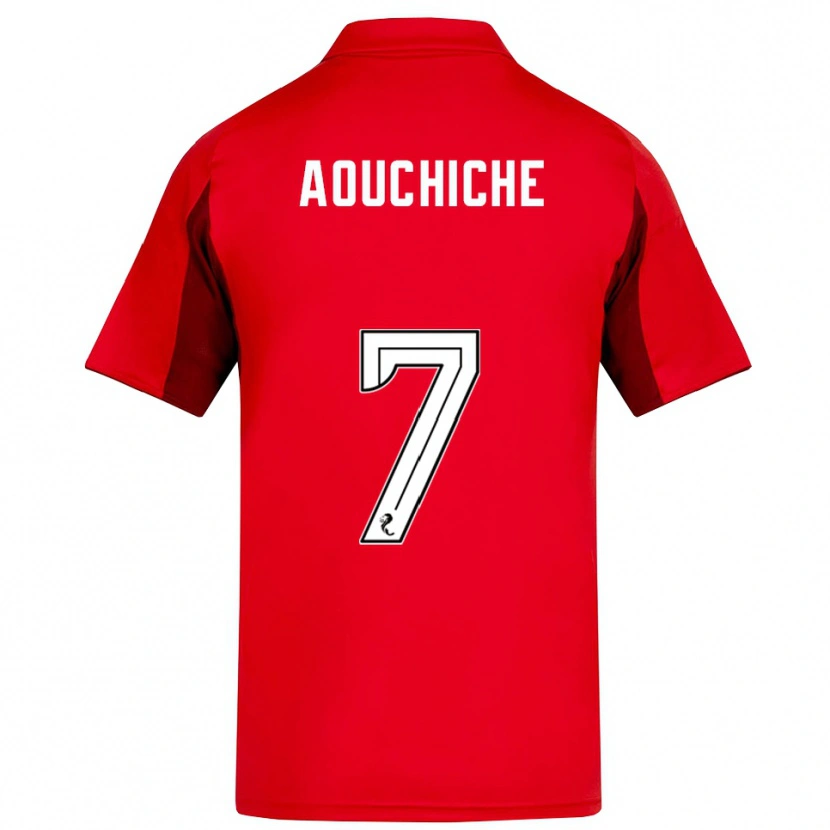 Danxen Damen Adil Aouchiche #7 Rot Burgunderrot Heimtrikot Trikot 2025/26 T-Shirt Schweiz