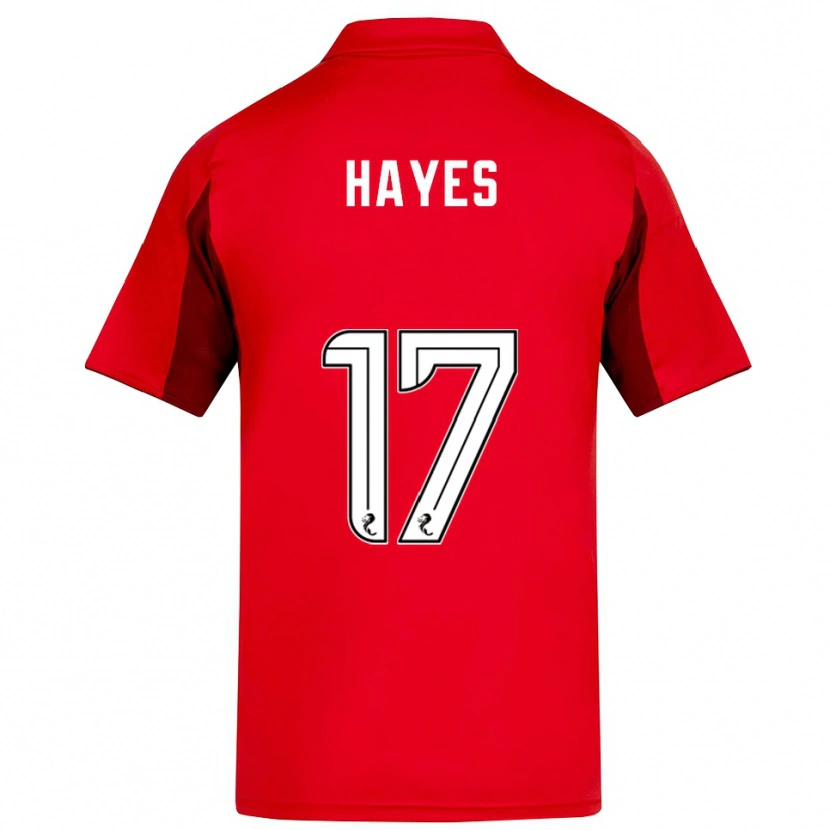 Danxen Damen Jonny Hayes #17 Rot Burgunderrot Heimtrikot Trikot 2025/26 T-Shirt Schweiz