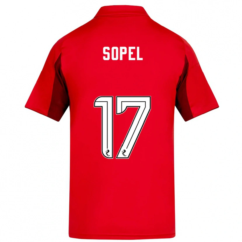 Danxen Damen Nadia Sopel #17 Rot Burgunderrot Heimtrikot Trikot 2025/26 T-Shirt Schweiz
