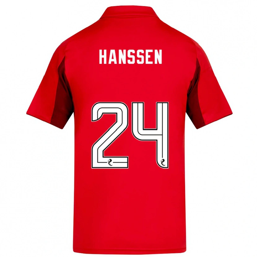 Danxen Damen Nadine Hanssen #24 Rot Burgunderrot Heimtrikot Trikot 2025/26 T-Shirt Schweiz
