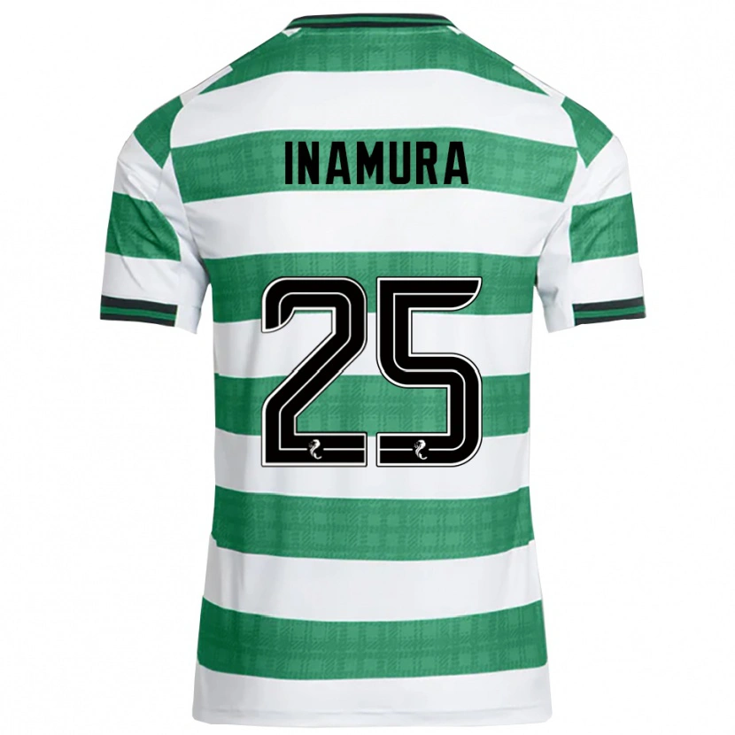 Danxen Damen Hayato Inamura #25 Grün Weiß Heimtrikot Trikot 2025/26 T-Shirt Schweiz