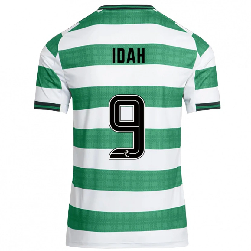 Danxen Damen Adam Idah #9 Grün Weiß Heimtrikot Trikot 2025/26 T-Shirt Schweiz