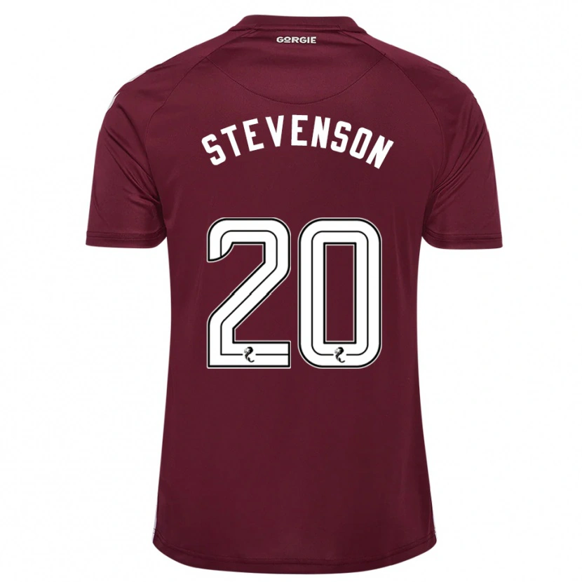 Danxen Damen Gus Stevenson #20 Burgunderrot Weiß Heimtrikot Trikot 2025/26 T-Shirt Schweiz