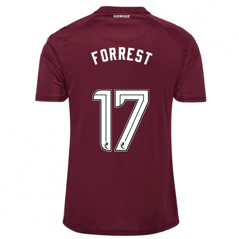 Danxen Damen Alan Forrest #17 Burgunderrot Weiß Heimtrikot Trikot 2025/26 T-Shirt Schweiz