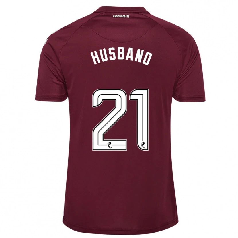 Danxen Damen Erin Husband #21 Burgunderrot Weiß Heimtrikot Trikot 2025/26 T-Shirt Schweiz