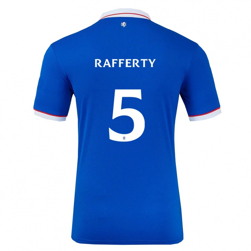 Danxen Damen Laura Rafferty #5 Blau Weiß Heimtrikot Trikot 2025/26 T-Shirt Schweiz