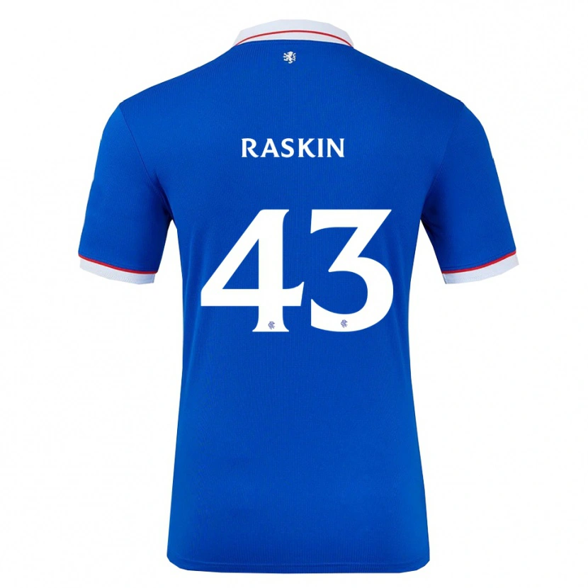 Danxen Damen Nicolas Raskin #43 Blau Weiß Heimtrikot Trikot 2025/26 T-Shirt Schweiz