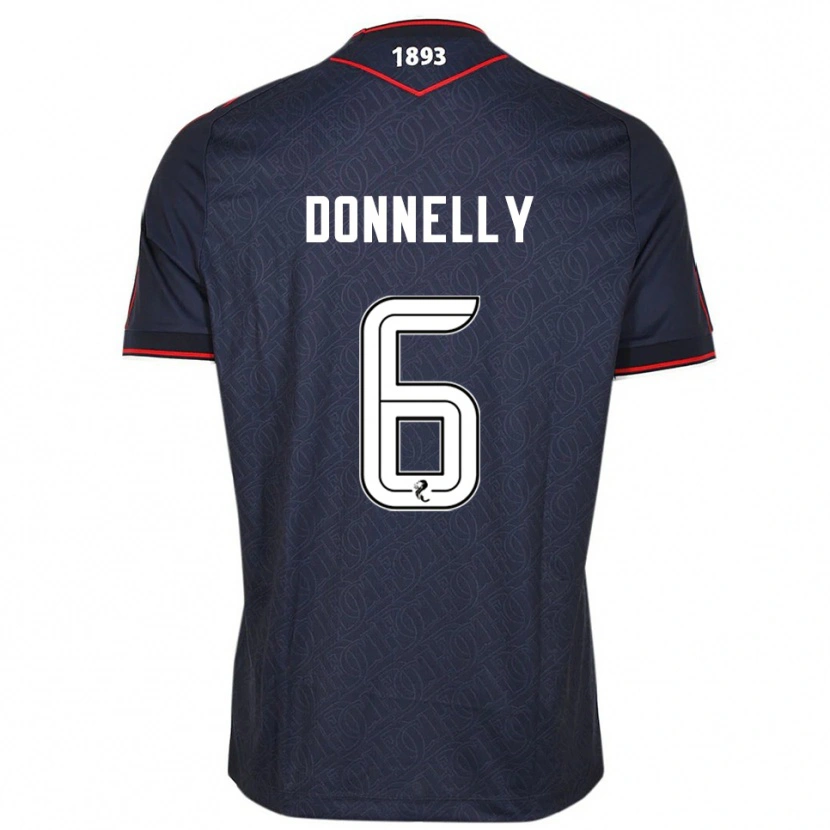 Danxen Damen Aaron Donnelly #6 Marine Weiß Heimtrikot Trikot 2025/26 T-Shirt Schweiz
