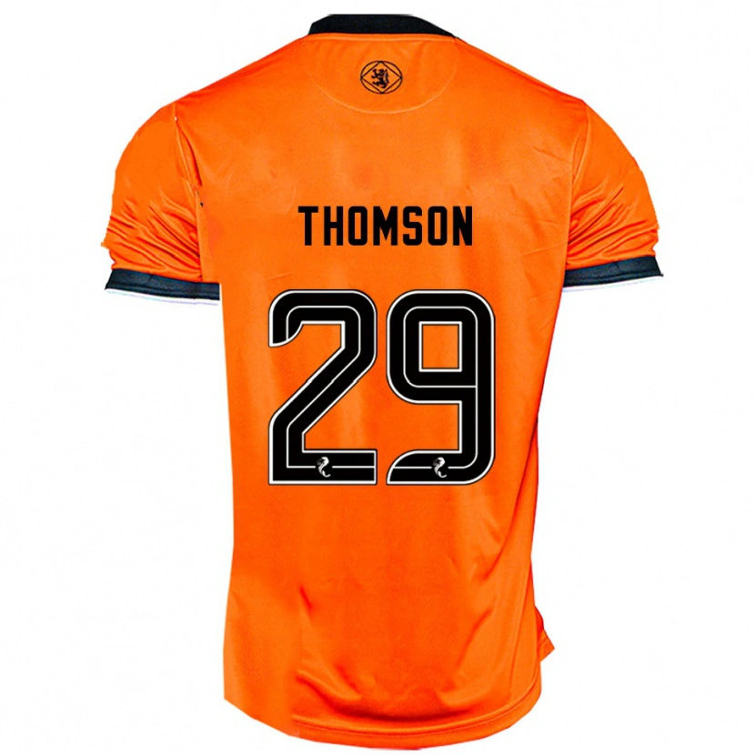 Danxen Damen Miller Thomson #29 Orange Schwarz Heimtrikot Trikot 2025/26 T-Shirt Schweiz