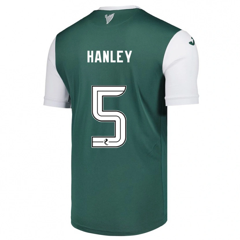 Danxen Damen Grant Hanley #5 Grün Weiß Heimtrikot Trikot 2025/26 T-Shirt Schweiz