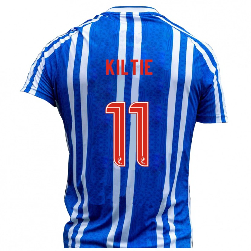 Danxen Damen Greg Kiltie #11 Blau Weiß Heimtrikot Trikot 2025/26 T-Shirt Schweiz