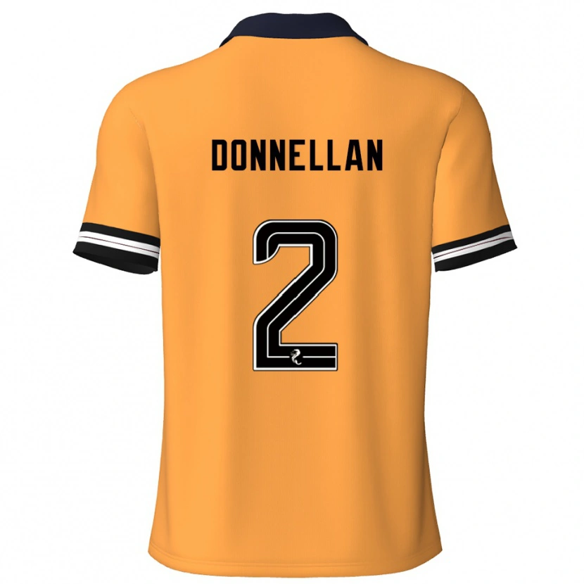 Danxen Damen Shaun Donnellan #2 Gelb Schwarz Heimtrikot Trikot 2025/26 T-Shirt Schweiz