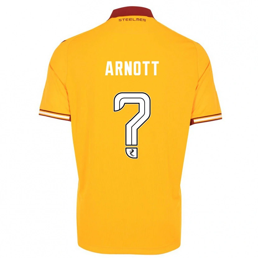 Danxen Damen Andrew Arnott #0 Gelb Burgunderrot Heimtrikot Trikot 2025/26 T-Shirt Schweiz