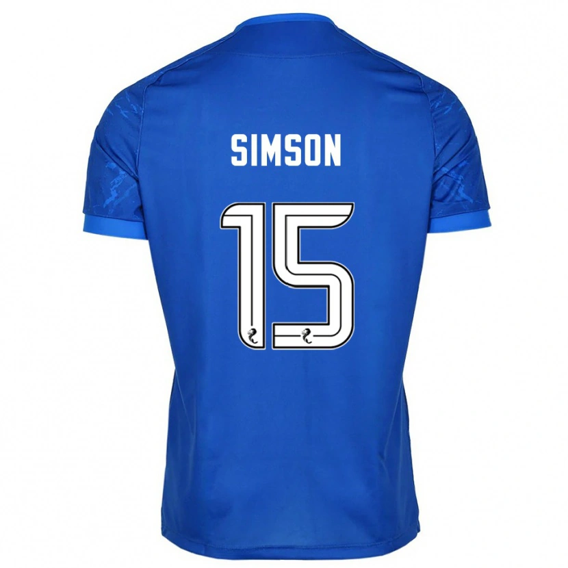 Danxen Damen Steffi Simson #15 Blau Weiß Heimtrikot Trikot 2025/26 T-Shirt Schweiz