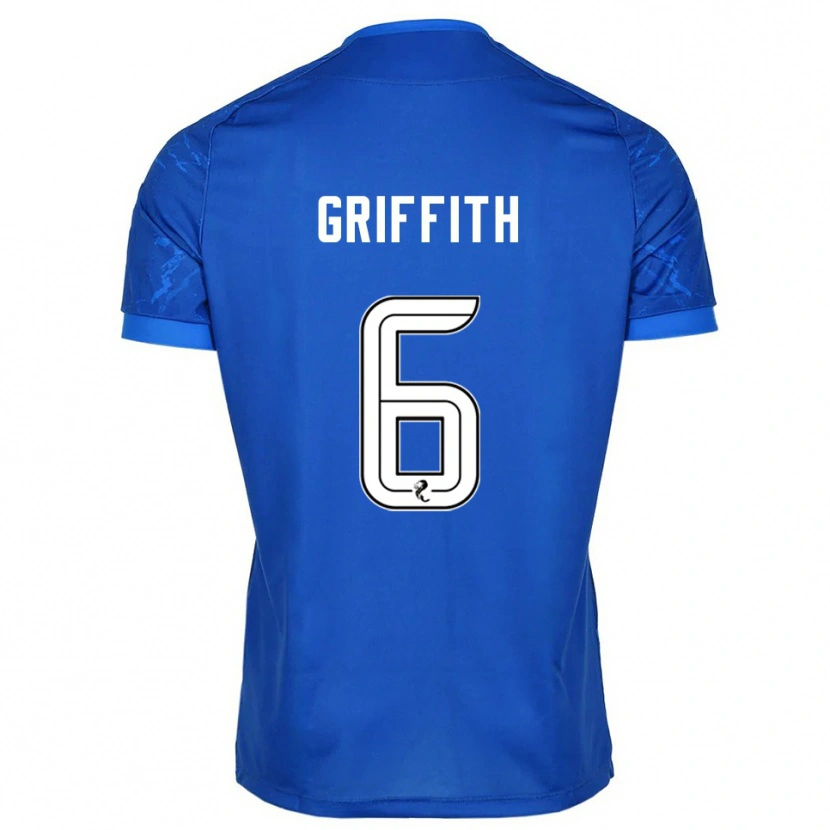 Danxen Damen Víctor Griffith #6 Blau Weiß Heimtrikot Trikot 2025/26 T-Shirt Schweiz