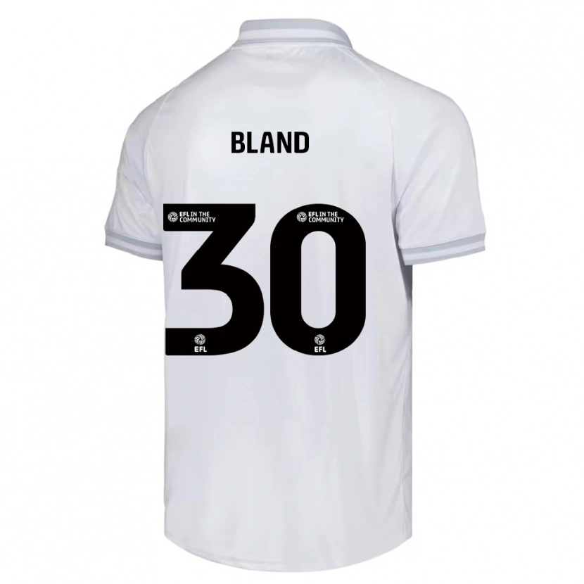 Danxen Damen Jonathan Bland #30 Weiß Grau Schwarz Auswärtstrikot Trikot 2025/26 T-Shirt Schweiz