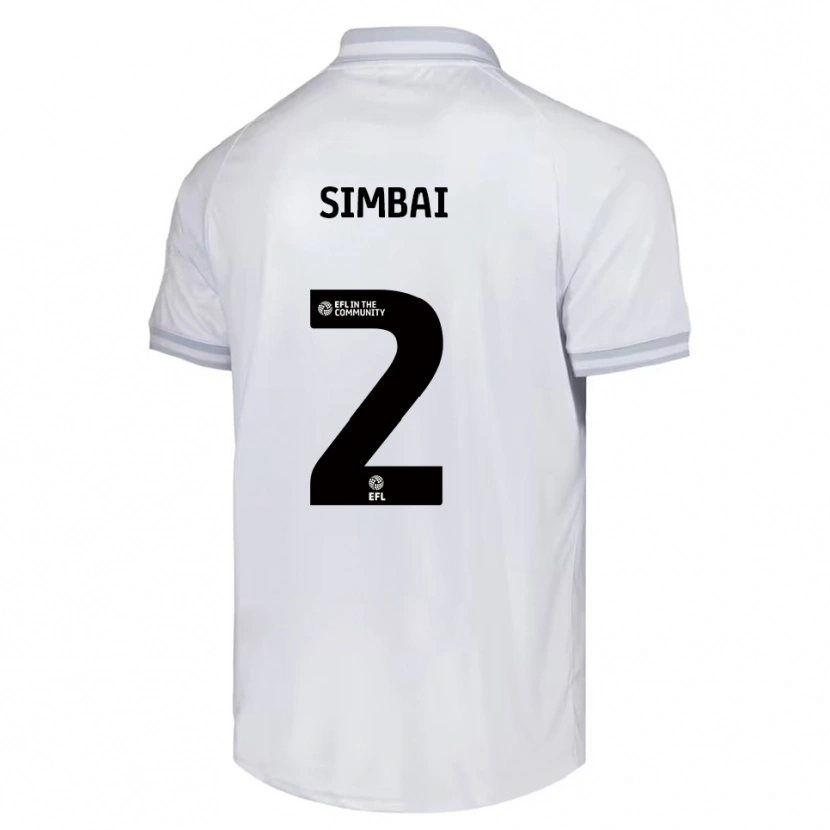 Danxen Damen Kingston Simbai #2 Weiß Grau Schwarz Auswärtstrikot Trikot 2025/26 T-Shirt Schweiz