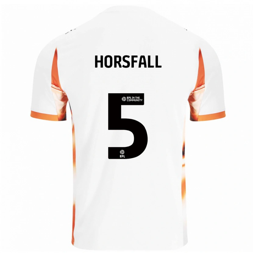 Danxen Damen Fraser Horsfall #5 Weiß Orange Schwarz Auswärtstrikot Trikot 2025/26 T-Shirt Schweiz