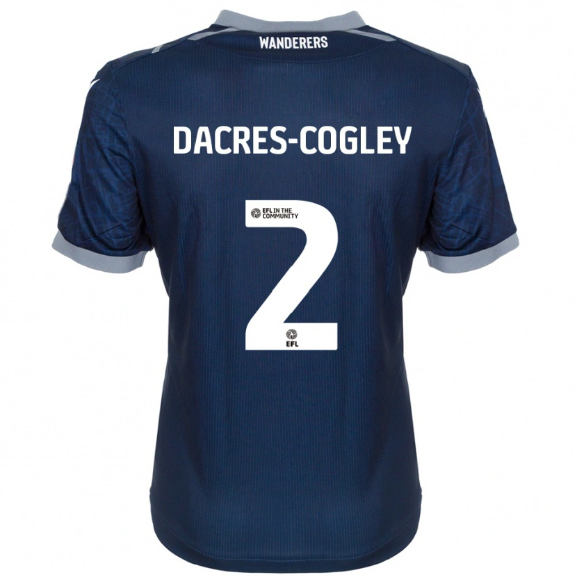 Danxen Damen Josh Dacres-Cogley #2 Marine Grau Auswärtstrikot Trikot 2025/26 T-Shirt Schweiz