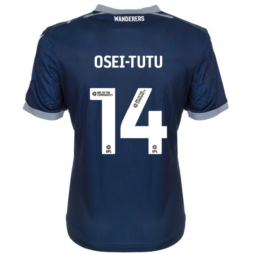 Danxen Damen Jordi Osei-Tutu #14 Marine Grau Auswärtstrikot Trikot 2025/26 T-Shirt Schweiz