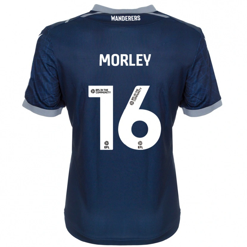 Danxen Damen Aaron Morley #16 Marine Grau Auswärtstrikot Trikot 2025/26 T-Shirt Schweiz