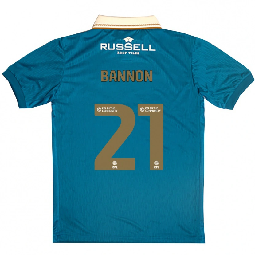Danxen Damen Alex Bannon #21 Himmelblau Weiß Auswärtstrikot Trikot 2025/26 T-Shirt Schweiz