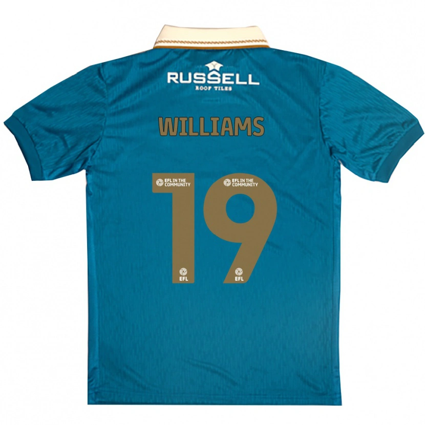 Danxen Damen Dylan Williams #19 Himmelblau Weiß Auswärtstrikot Trikot 2025/26 T-Shirt Schweiz