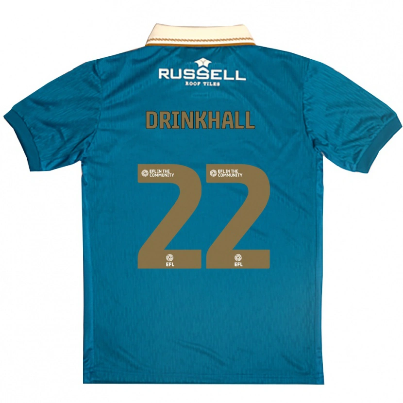 Danxen Damen Millie Drinkhall #22 Himmelblau Weiß Auswärtstrikot Trikot 2025/26 T-Shirt Schweiz