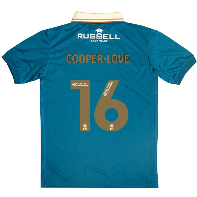 Danxen Damen Jack Cooper-Love #16 Himmelblau Weiß Auswärtstrikot Trikot 2025/26 T-Shirt Schweiz