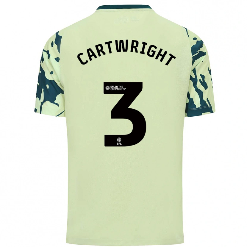 Danxen Damen Logan Cartwright #3 Dunkelgrün Auswärtstrikot Trikot 2025/26 T-Shirt Schweiz