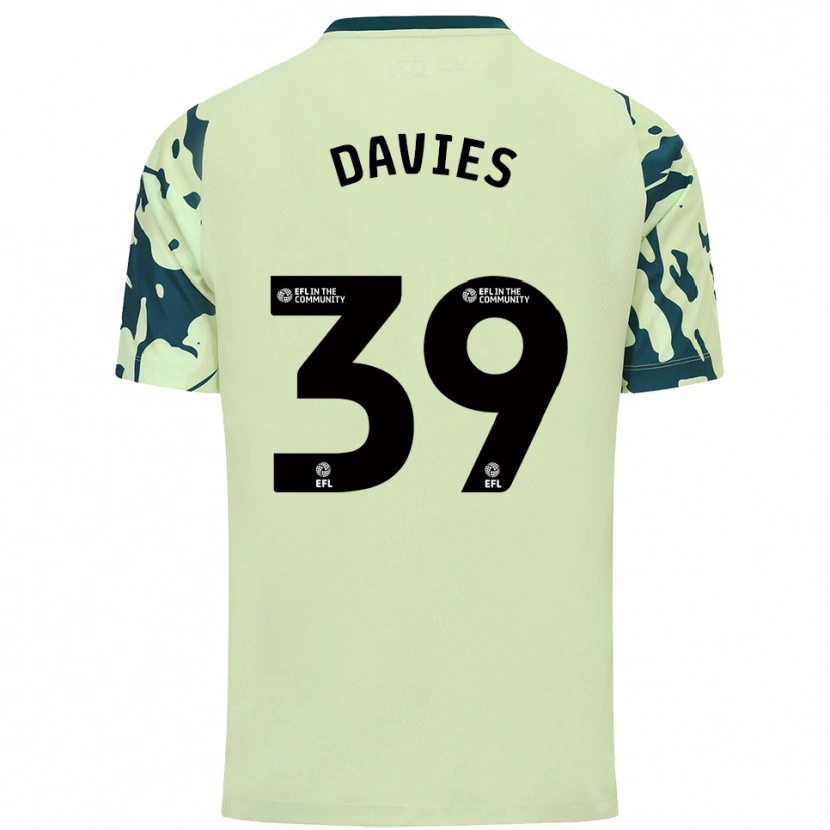 Danxen Damen Isaak Davies #39 Dunkelgrün Auswärtstrikot Trikot 2025/26 T-Shirt Schweiz