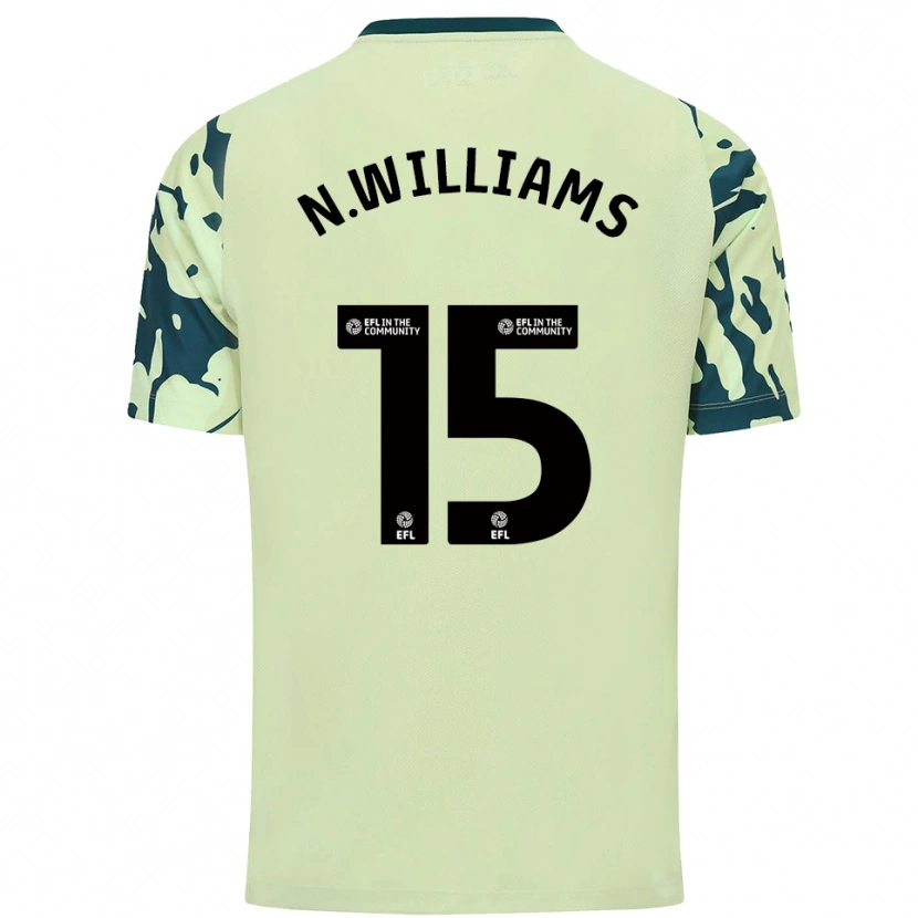 Danxen Damen Noah Williams #15 Dunkelgrün Auswärtstrikot Trikot 2025/26 T-Shirt Schweiz
