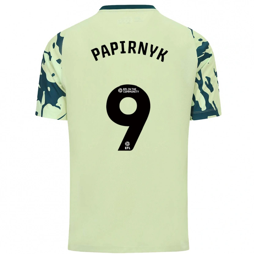Danxen Damen Leo Papirnyk #9 Dunkelgrün Auswärtstrikot Trikot 2025/26 T-Shirt Schweiz