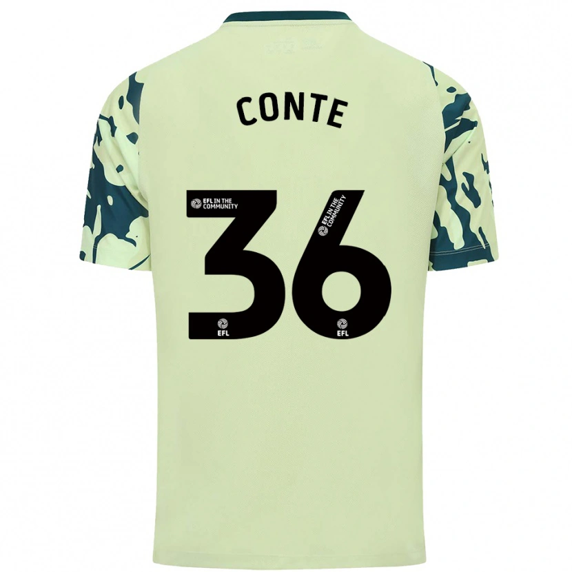 Danxen Damen Raheem Conte #36 Dunkelgrün Auswärtstrikot Trikot 2025/26 T-Shirt Schweiz
