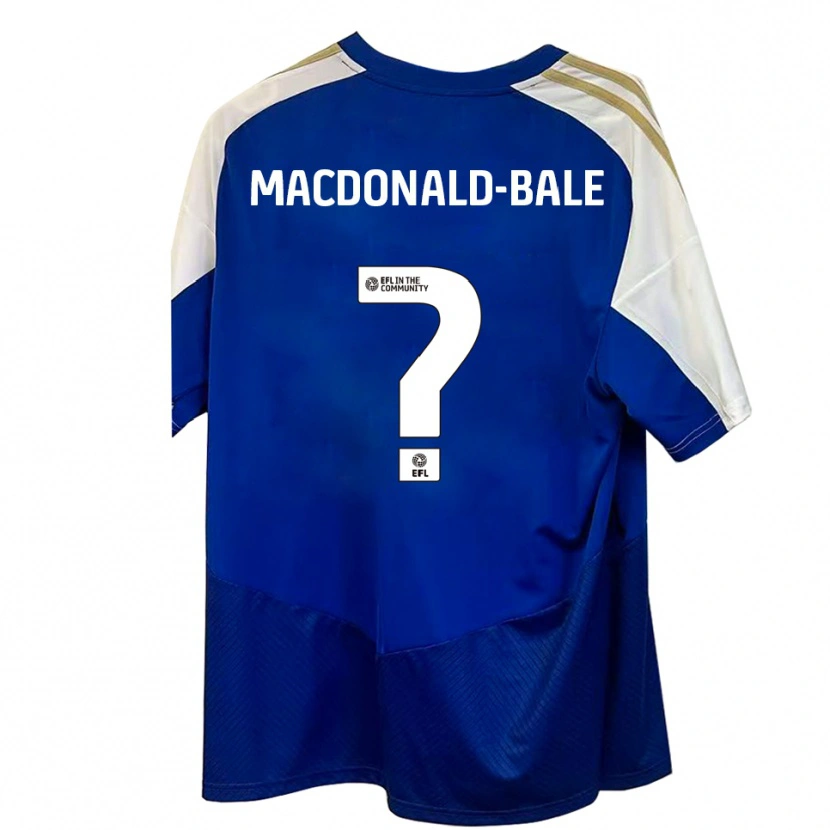 Danxen Damen Paige Macdonald-Bale #0 Blau Weiß Gold Auswärtstrikot Trikot 2025/26 T-Shirt Schweiz