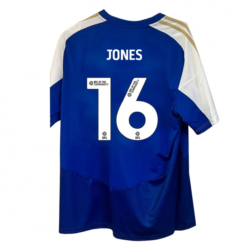 Danxen Damen Patrick Jones #16 Blau Weiß Gold Auswärtstrikot Trikot 2025/26 T-Shirt Schweiz