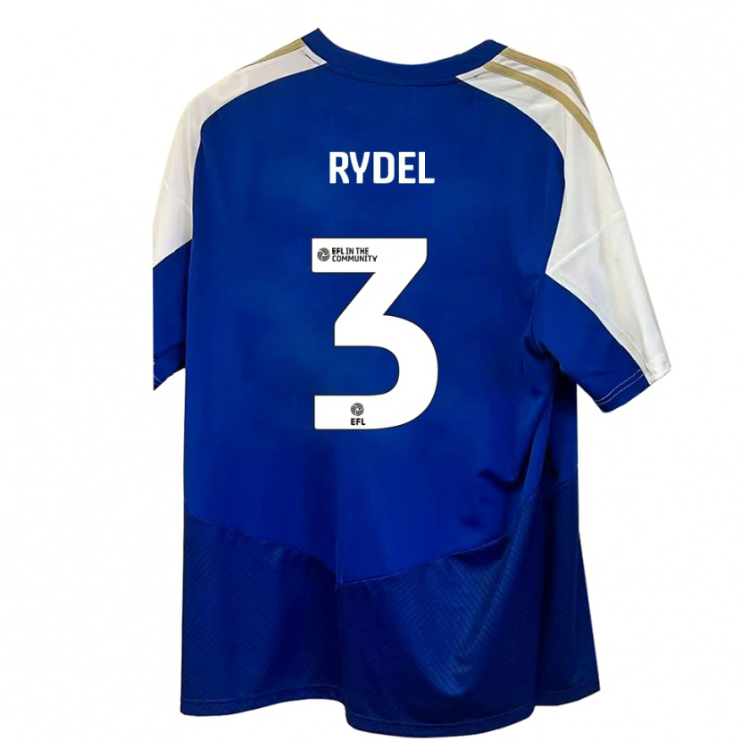 Danxen Damen Ryan Rydel #3 Blau Weiß Gold Auswärtstrikot Trikot 2025/26 T-Shirt Schweiz