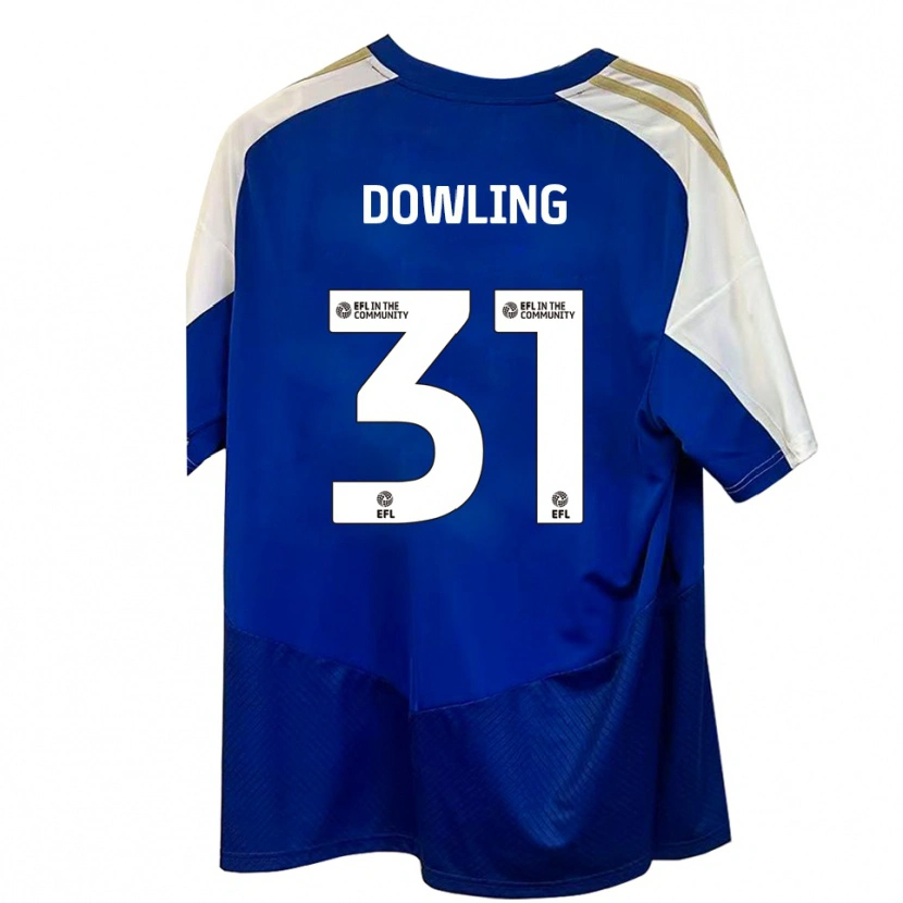 Danxen Damen Lily Dowling #31 Blau Weiß Gold Auswärtstrikot Trikot 2025/26 T-Shirt Schweiz