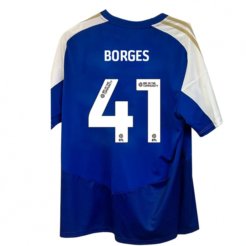Danxen Damen Pedro Borges #41 Blau Weiß Gold Auswärtstrikot Trikot 2025/26 T-Shirt Schweiz