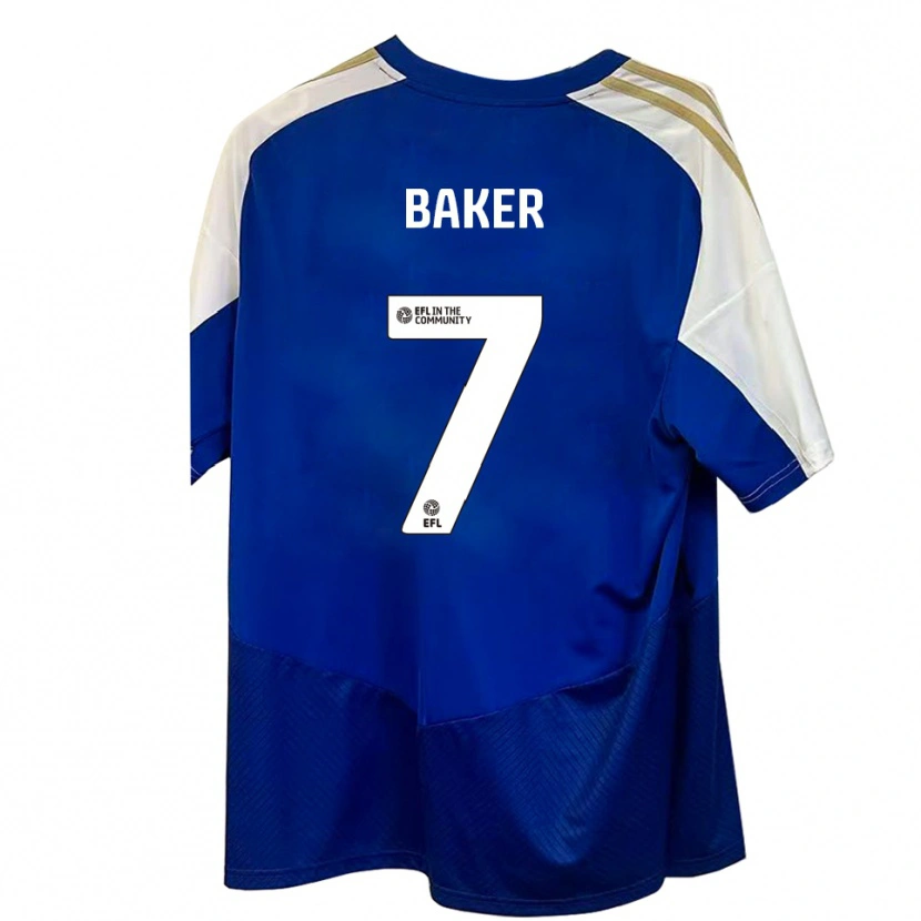 Danxen Damen Phoebe Baker #7 Blau Weiß Gold Auswärtstrikot Trikot 2025/26 T-Shirt Schweiz