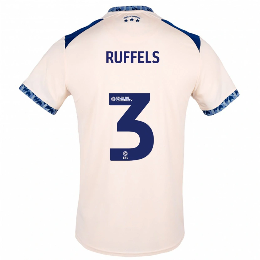 Danxen Damen Josh Ruffels #3 Creme Marine Auswärtstrikot Trikot 2025/26 T-Shirt Schweiz