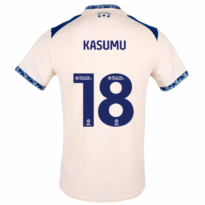 Danxen Damen David Kasumu #18 Creme Marine Auswärtstrikot Trikot 2025/26 T-Shirt Schweiz