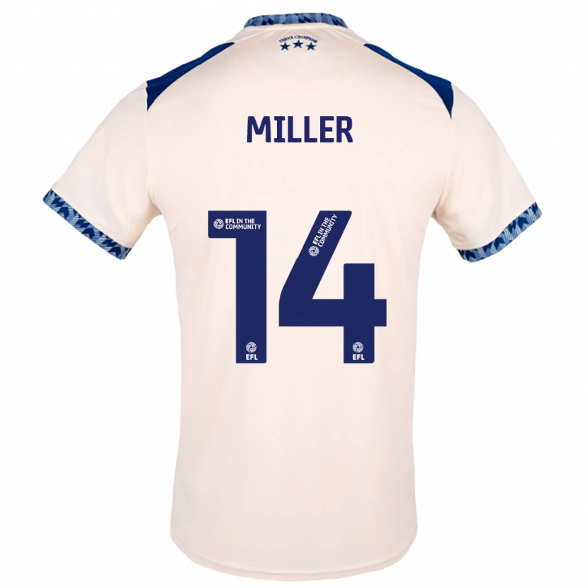 Danxen Damen Mickel Miller #14 Creme Marine Auswärtstrikot Trikot 2025/26 T-Shirt Schweiz