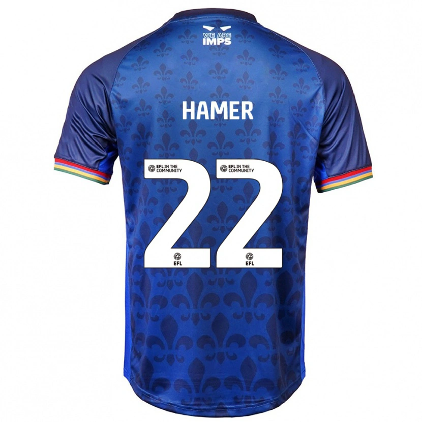 Danxen Damen Tom Hamer #22 Blau Marine Auswärtstrikot Trikot 2025/26 T-Shirt Schweiz