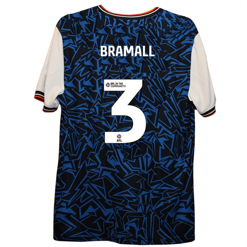 Danxen Damen Cohen Bramall #3 Blau Schwarz Weiß Auswärtstrikot Trikot 2025/26 T-Shirt Schweiz
