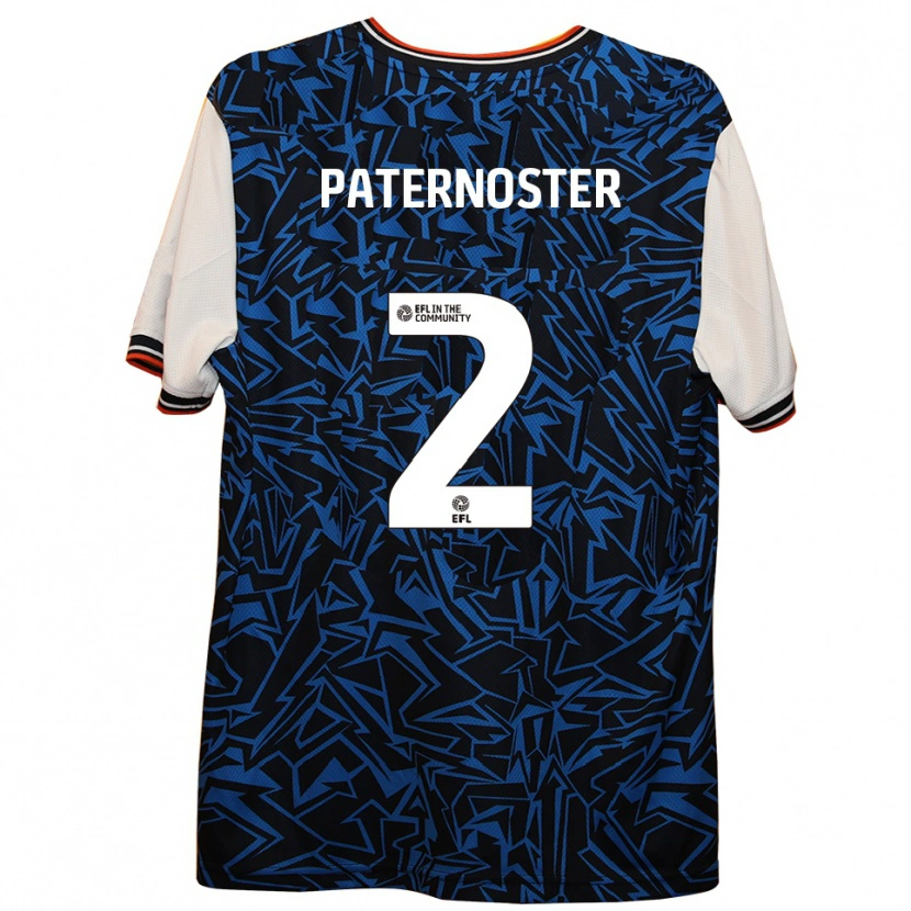 Danxen Damen Vladimir Paternoster #2 Blau Schwarz Weiß Auswärtstrikot Trikot 2025/26 T-Shirt Schweiz