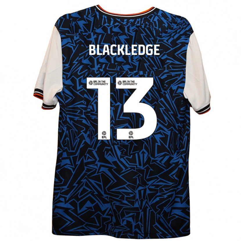 Danxen Damen Henry Blackledge #13 Blau Schwarz Weiß Auswärtstrikot Trikot 2025/26 T-Shirt Schweiz