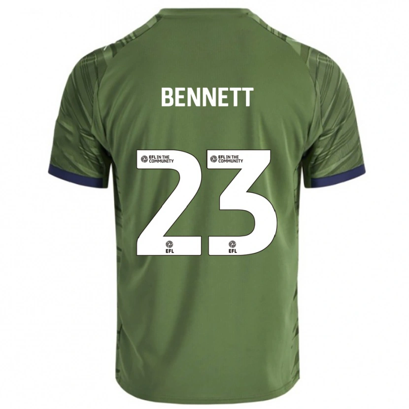 Danxen Damen Renai Bennett #23 Grün Weiß Auswärtstrikot Trikot 2025/26 T-Shirt Schweiz