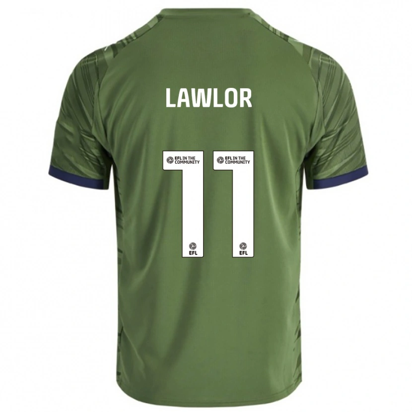 Danxen Damen Megan Lawlor #11 Grün Weiß Auswärtstrikot Trikot 2025/26 T-Shirt Schweiz